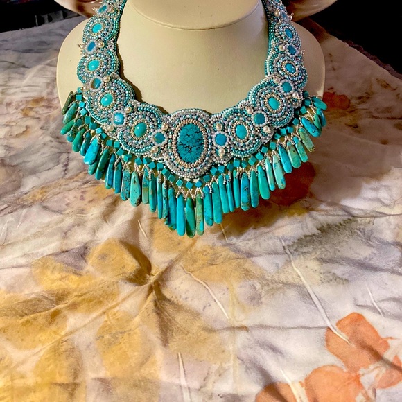 Bead Embroidery Necklace
